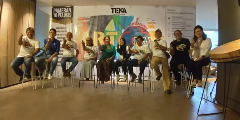 10 Pelukis Gelar Pameran di TEKA Real Wood Flooring Gallery