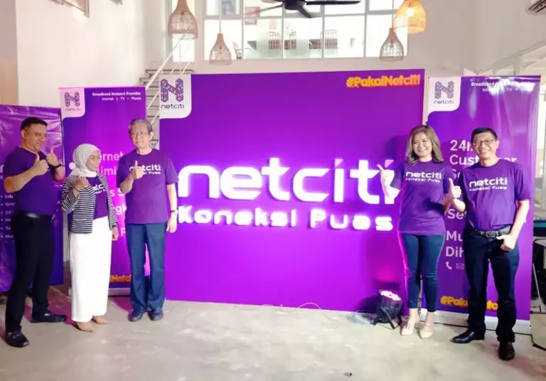 Netciti Luncurkan Slogan Baru, Internetan Jadi Makin Puas!