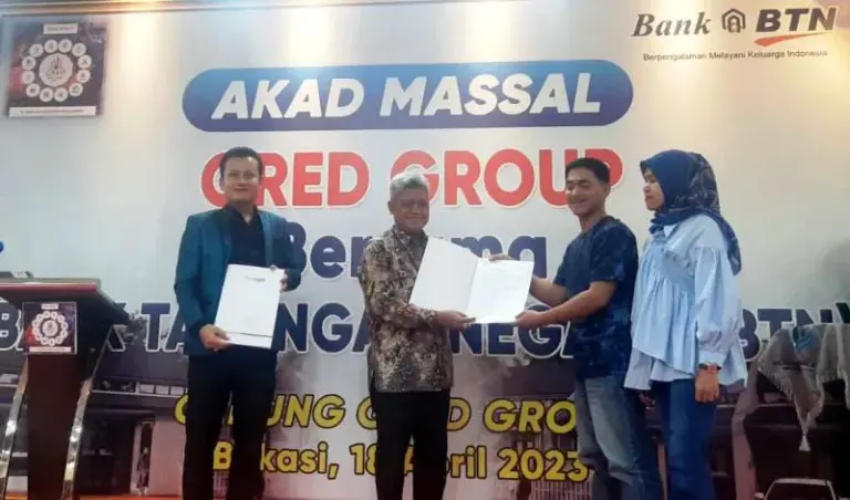 Di Penghujung Ramadhan, BTN dan Gred Group Gelar Akad Kredit Massal