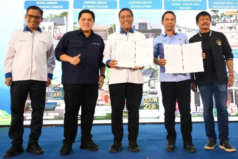 Erick Thohir Apresiasi Bank BTN Sediakan Rumah untuk Atlet Sepakbola