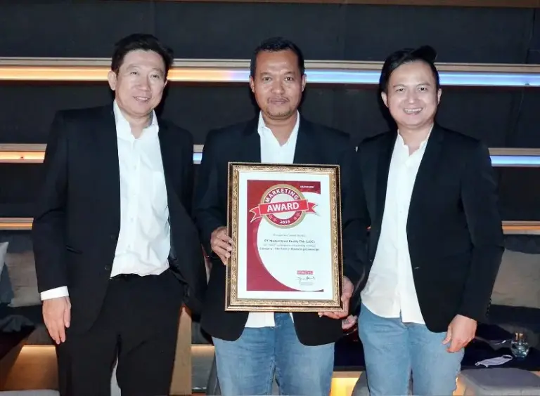 Modernland Realty Raih Penghargaan Marketing Award 2023