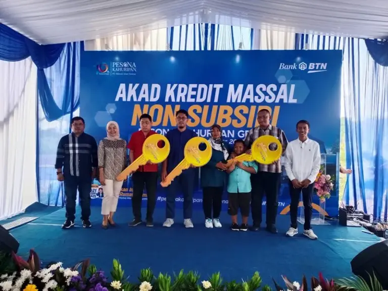 Pesona Kahuripan 9 Gandeng BTN Gelar Akad Kredit Massal Non Subsidi