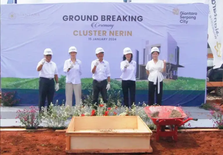 Giantara Serpong City Percepat Serah Terima Unit Cluster Nerin