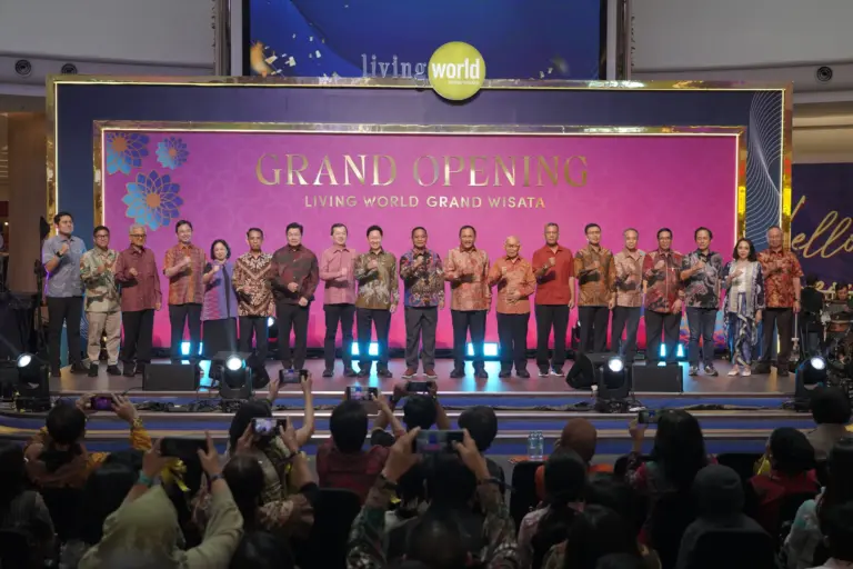 Mal Terbesar di Timur Bekasi Resmi Dibuka, Hadirkan 250 Tenant Living World Grand Wisata