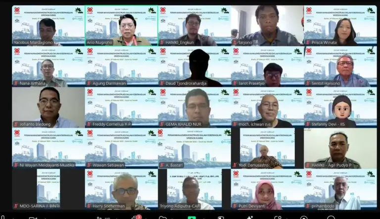 Manajemen Konstruksi Dukung Proyek Bangunan Hijau Webinar IABHI