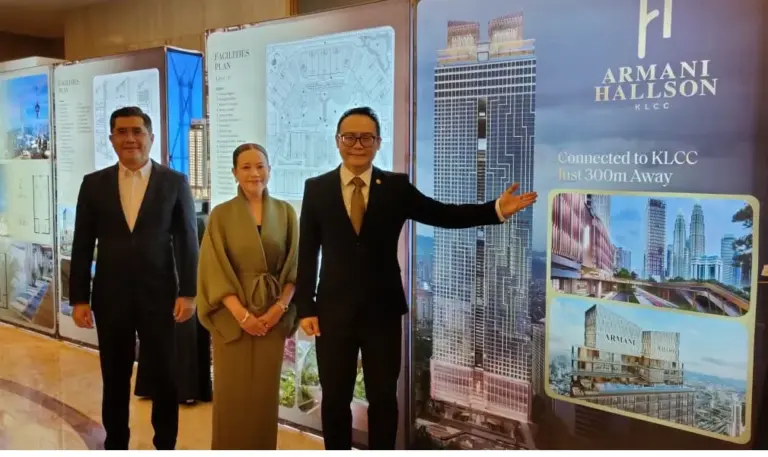 Pengembang Malaysia Pasarkan Apartemen Armani Hallson KLCC armani hallson klcc