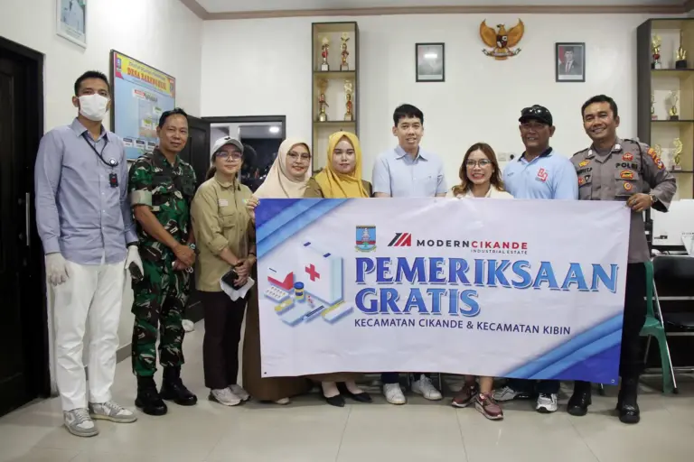Peduli Masyarakat, Modern Cikande Gelar Pemeriksaan Kesehatan Gratis Modern Cikande