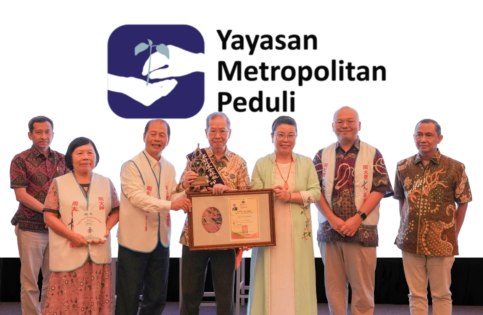CTK Foundation Taiwan Anugerahi Penghargaan untuk Pendiri Metland Group